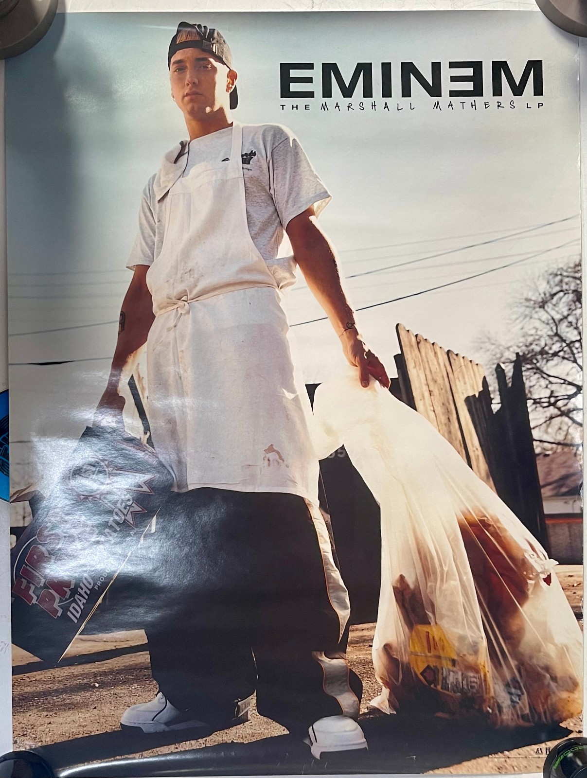 Vintage Eminem Promo Poster The Marshall Mathers LP Taking Out Trash 18×24