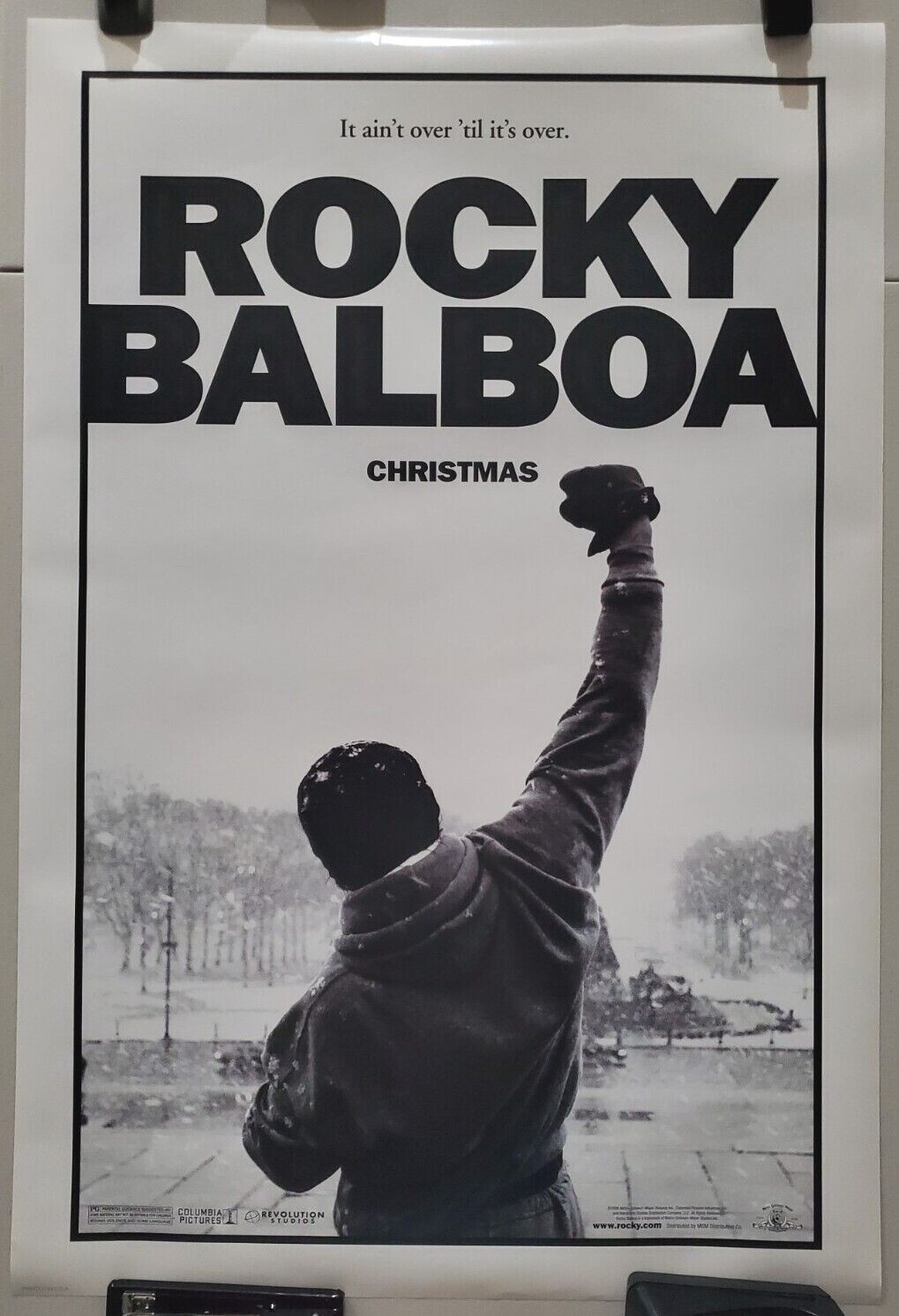 ROCKY BALBOA ORIGINAL ROLLED DOUBLE SIDED 27X40 MOVIE POSTER 2006 STALLONE