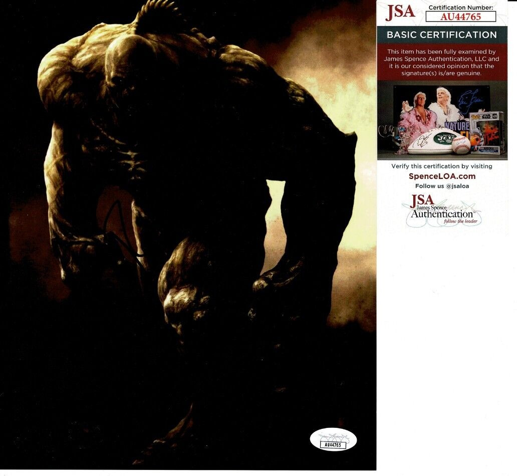 TIM ROTH as ABOMINATION SIGNED 8X10 PHOTO THE INCREDIBLE HULK 2008 JSA COA