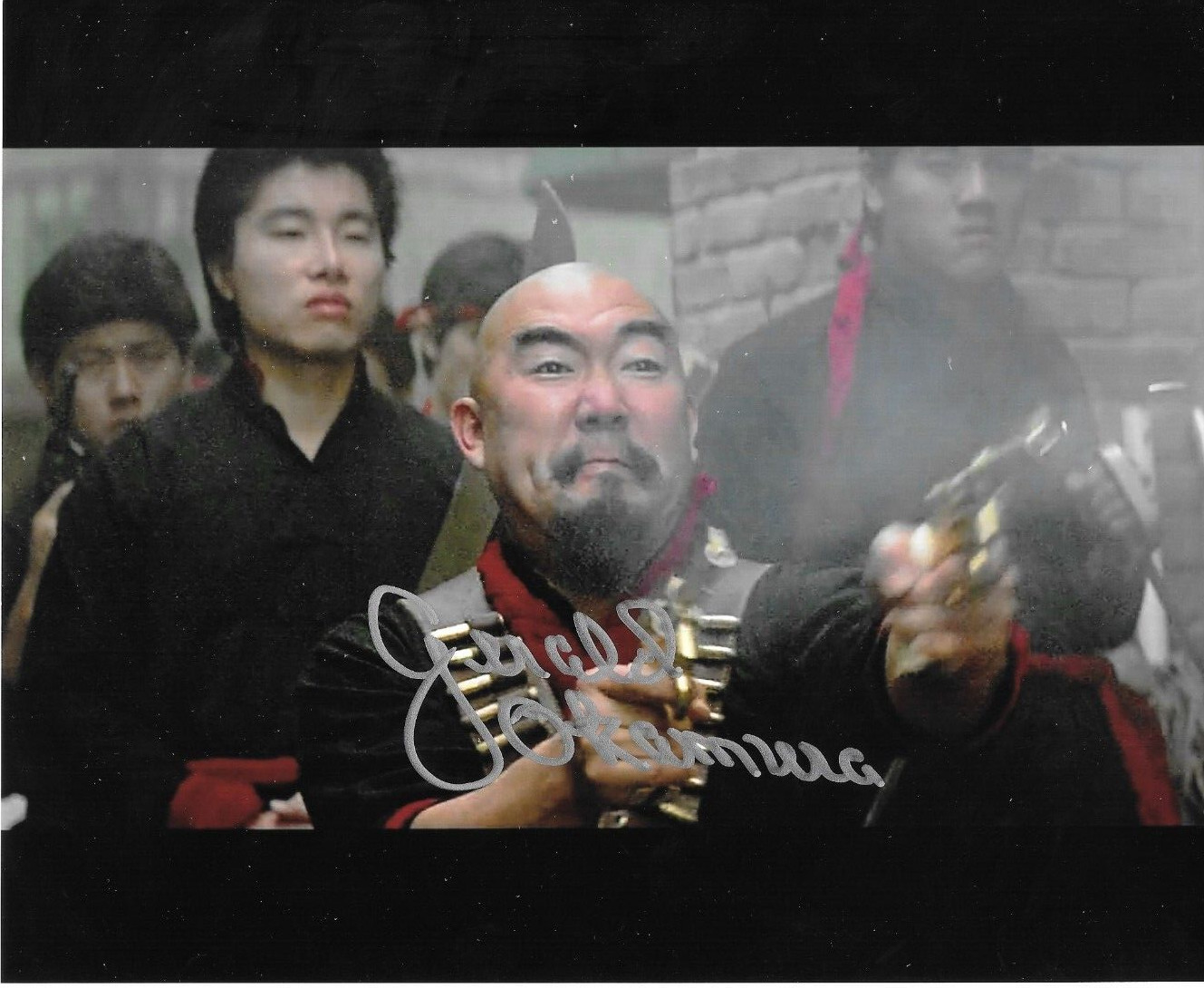 * GERALD OKAMURA * signed 8×10 * BIG TROUBLE IN LITTLE CHINA * PROOF 14