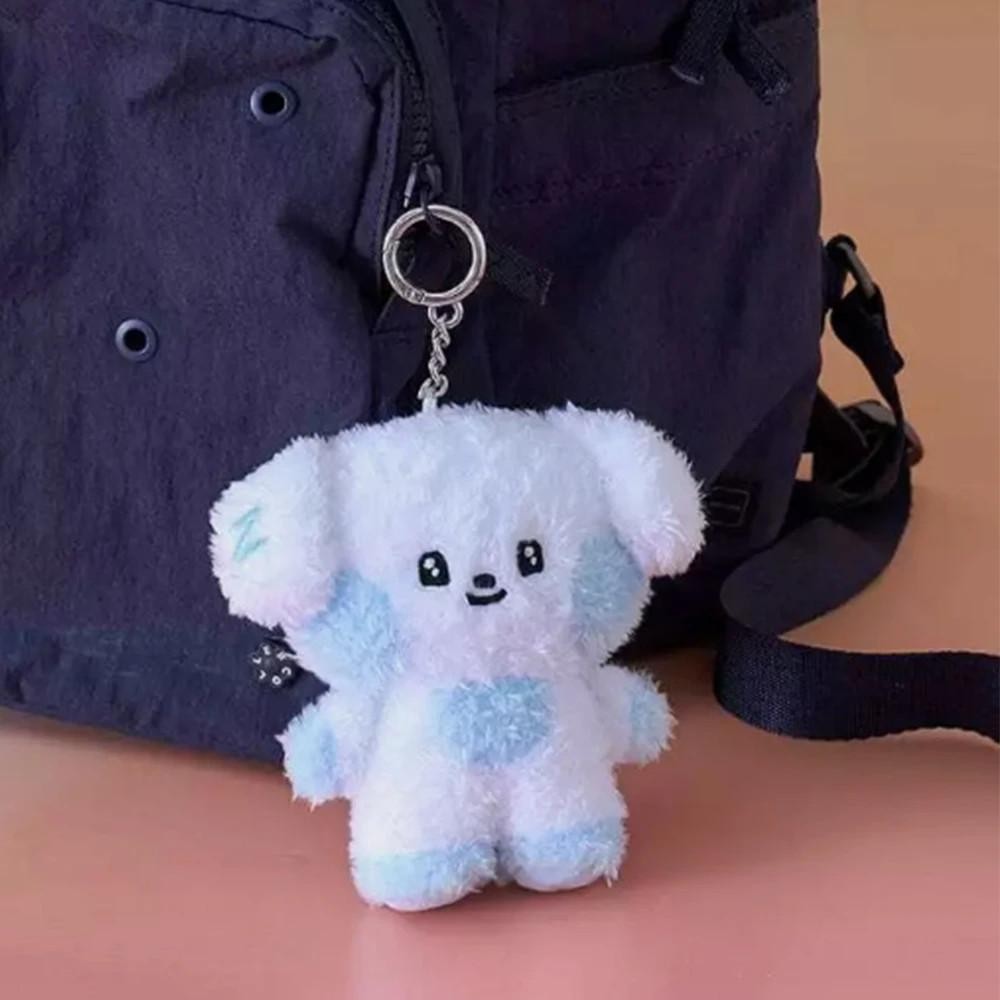 Kpop Style Plush Doll Keychain 12cm Cute Cartoon Pendant for Bags