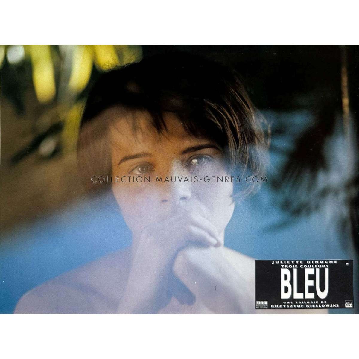 THREE COLORS – BLUE French Lobby Card N01 – 9×12 in. – 1993 – Juliette Binoche,