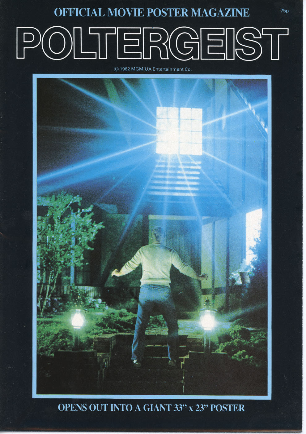Poltergeist Official Movie Poster Magazine Walkerprint (1982) MGM Tobe Hooper