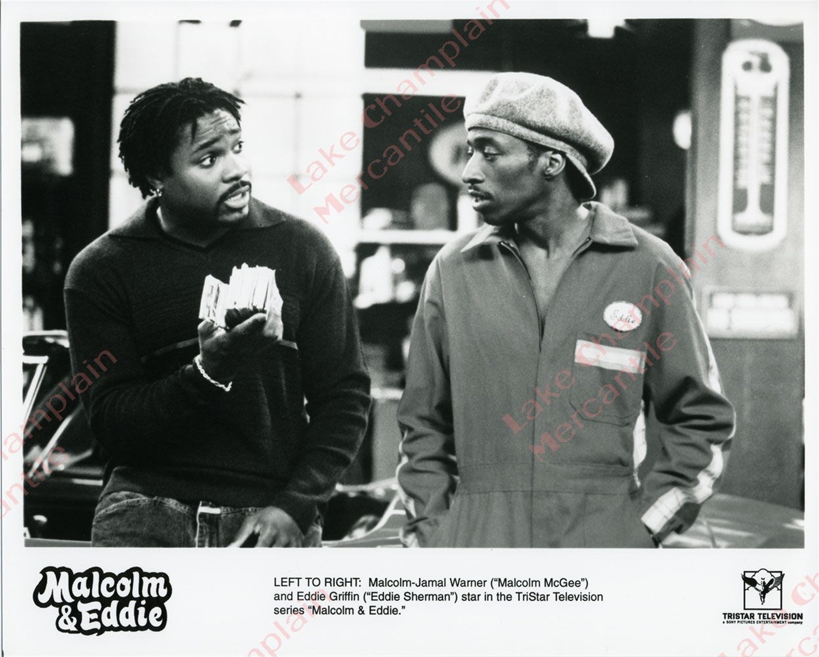 MALCOLM & EDDIE Press Photo #12 malcolm jamal warner ed griffin