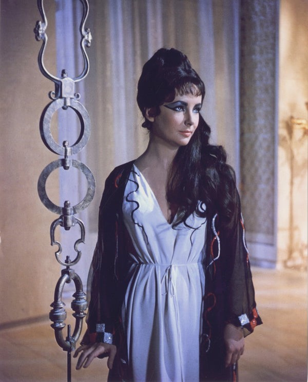 Elizabeth Taylor Cleopatra 1963 Exotic Egyptian Queen Vintage C-Print 8×10 Photo