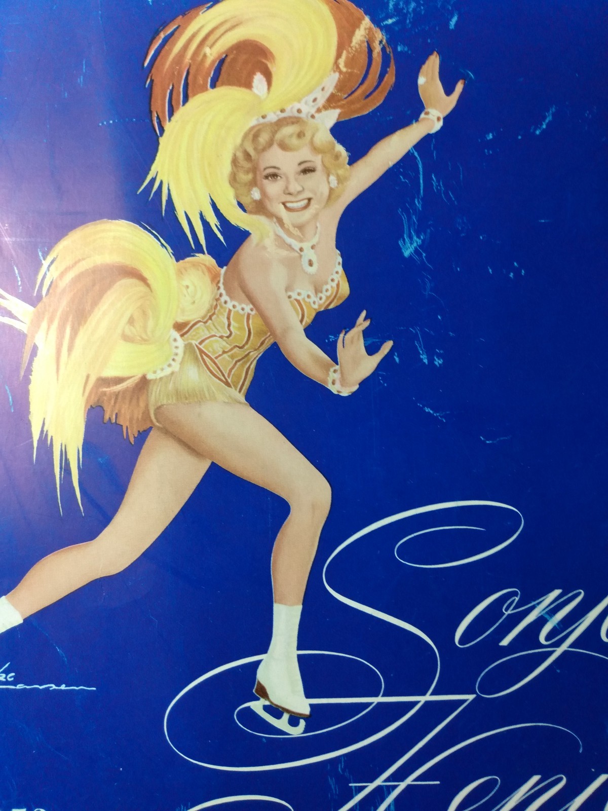 Sonja Henie Figure Skating Vintage Olympic Champion Film Star Ice Review 1953