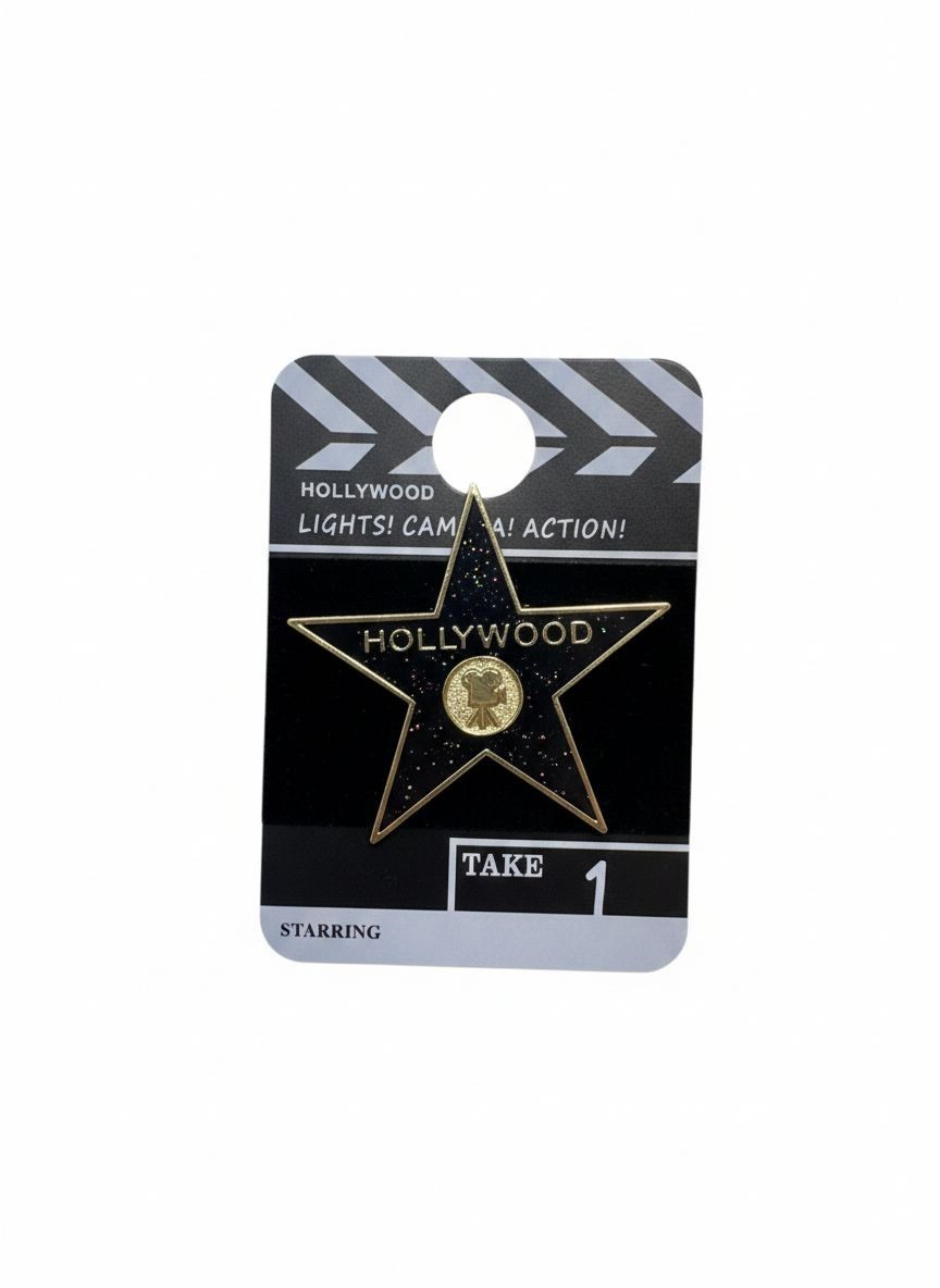 Hollywood walk of fame LA Ca Vintage Lapel Pin 100+ Available Pinnacle Designs