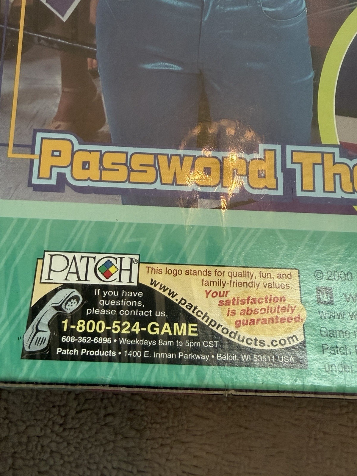 NSYNC Backstage Pass Board Game 2000 Patch Sealed Y2K Justin Timberlake