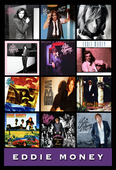 EDDIE MONEY album discography magnet (3.75″ x 4.75″ magnet)