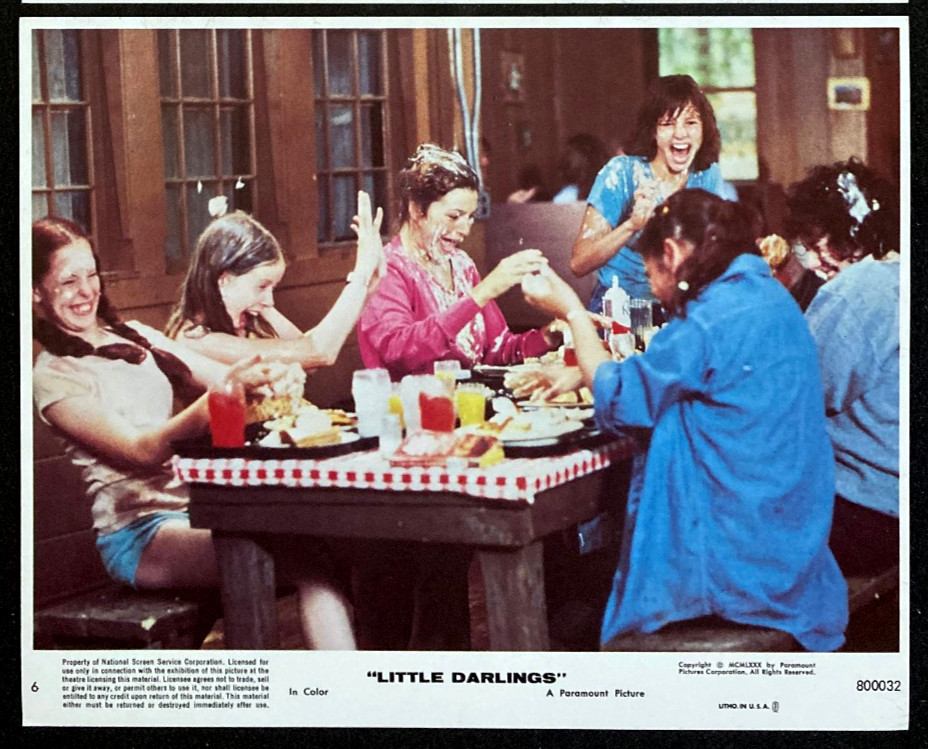 LITTLE DARLINGS Orig Movie Lobby Card Kristy McNichol Tatum O’Neal Teen Comedy