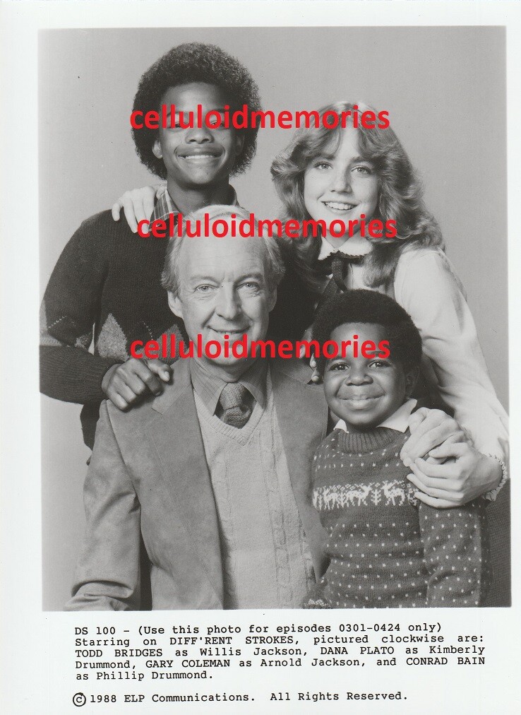Photo Dana Plato Gary Coleman Todd Bridges Conrad Bain Diff’rent Strokes 1988 #2