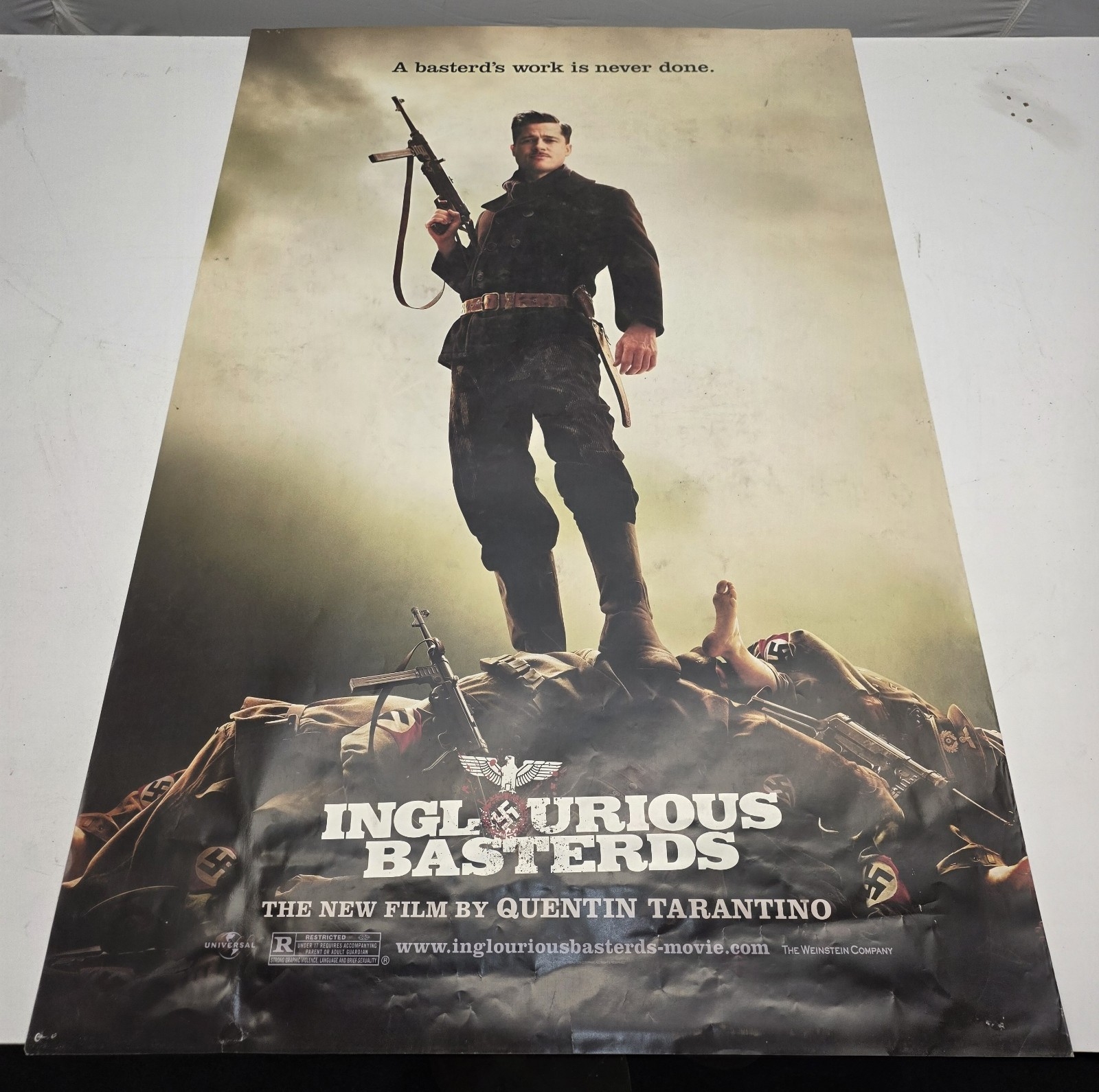 Inglourious Basterds 2009 Original Movie Poster Brad Pitt Tarantino Universal