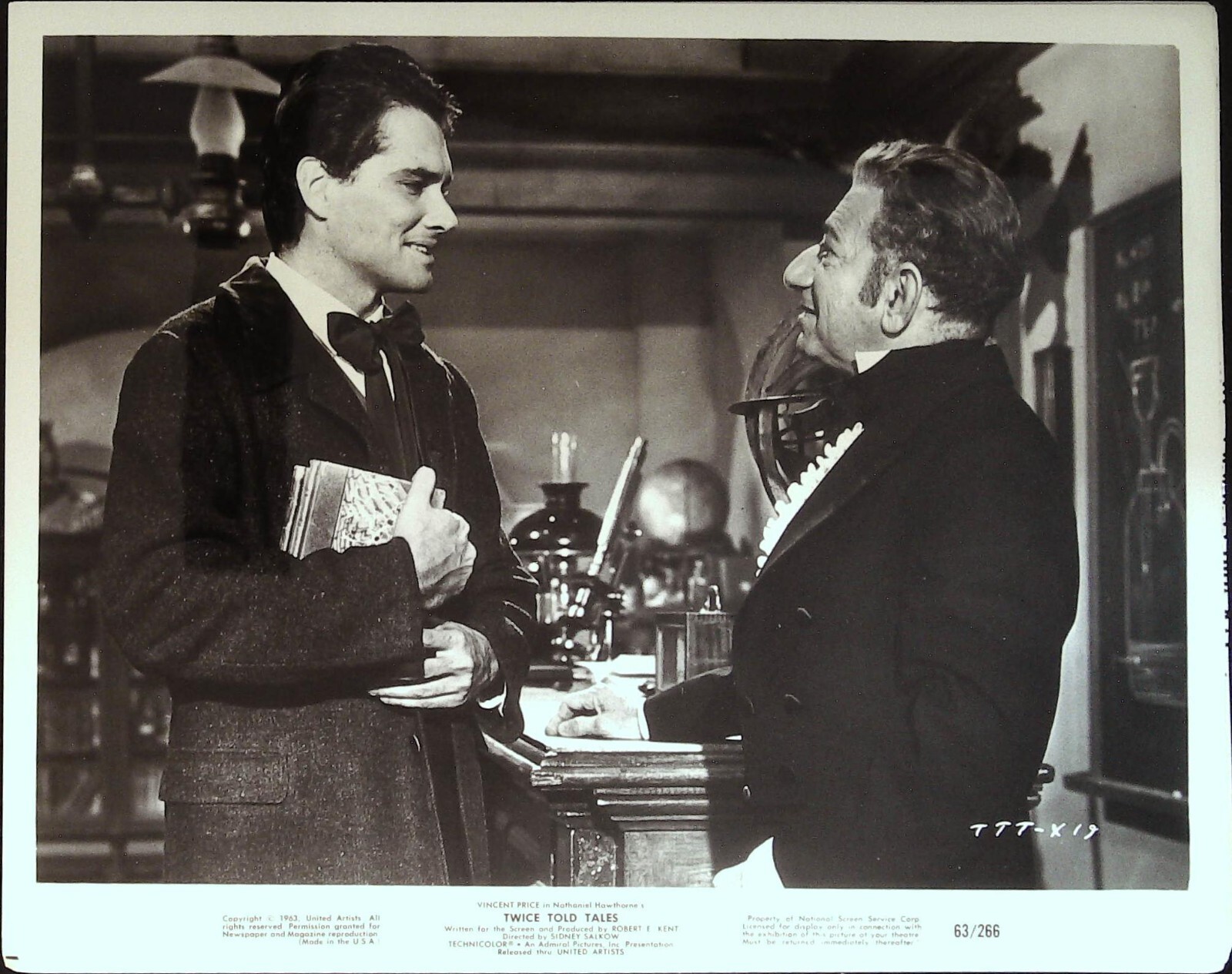 Twice Told Tales 8 x 10 Still 1963 Vincent Price, Sebastian Cabot