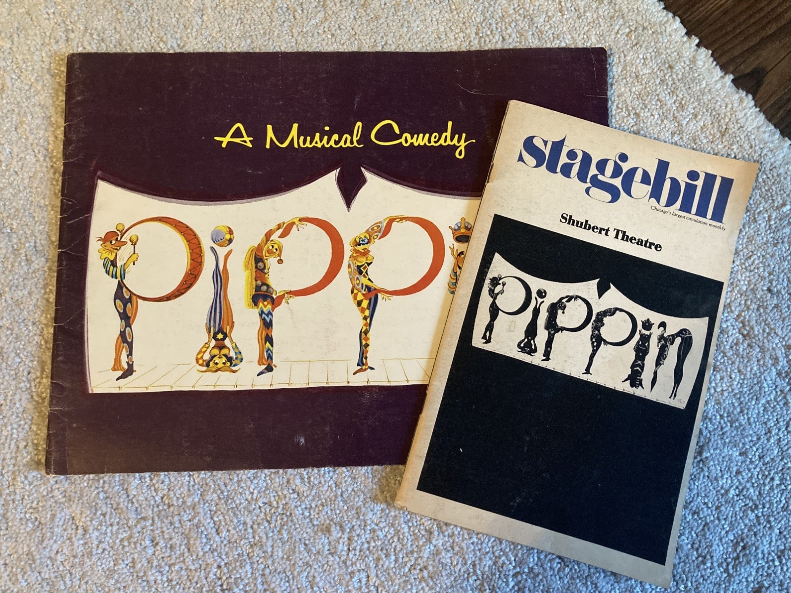 Pippin A Musical Comedy Vintage Broadway Souvenir Program Book & Stagebill 1970s