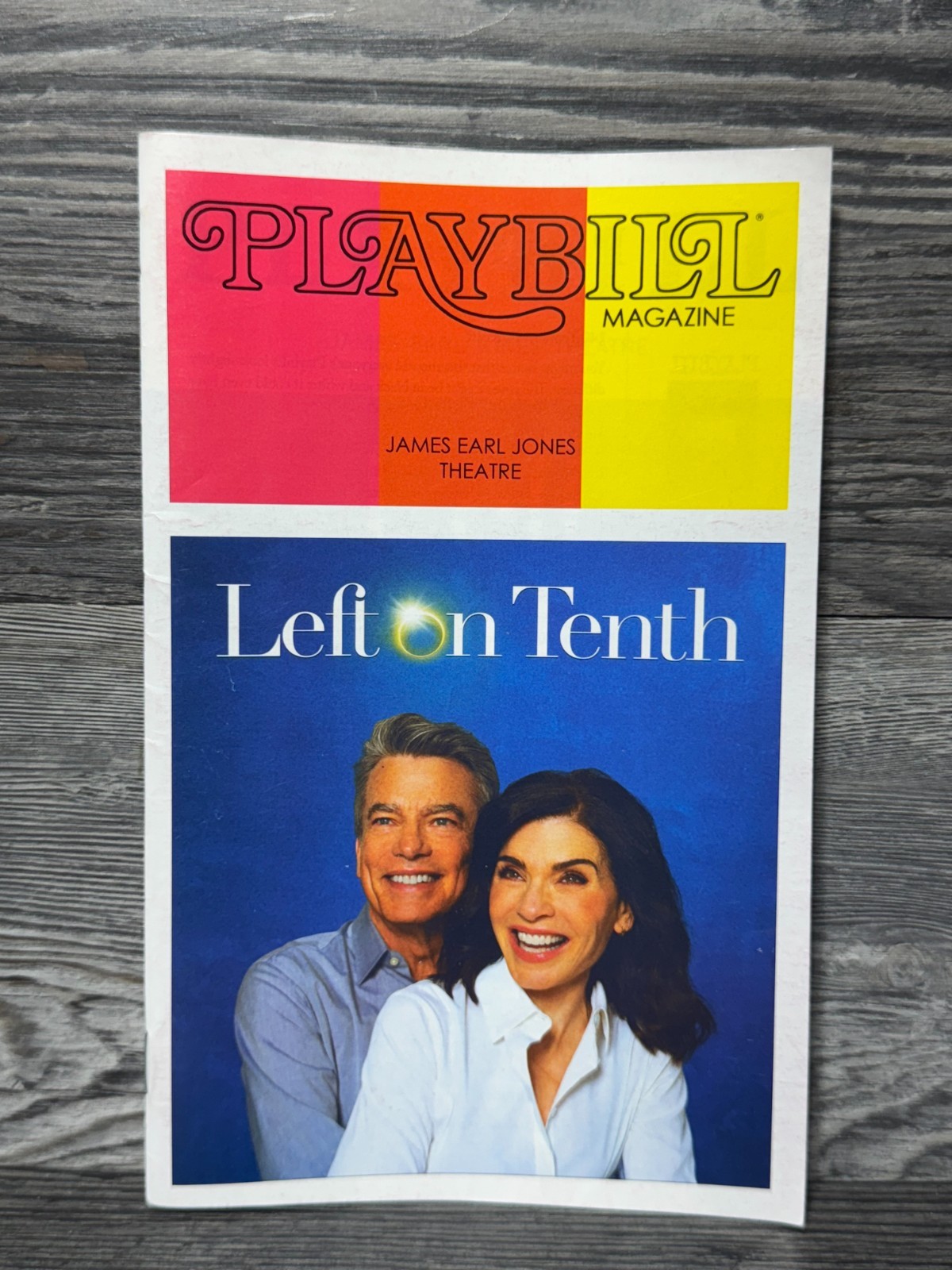 LEFT ON TENTH OPENING NIGHT, JAMES EARL JONES, OCTOBER 2024, BROADWAY PLAYBILL