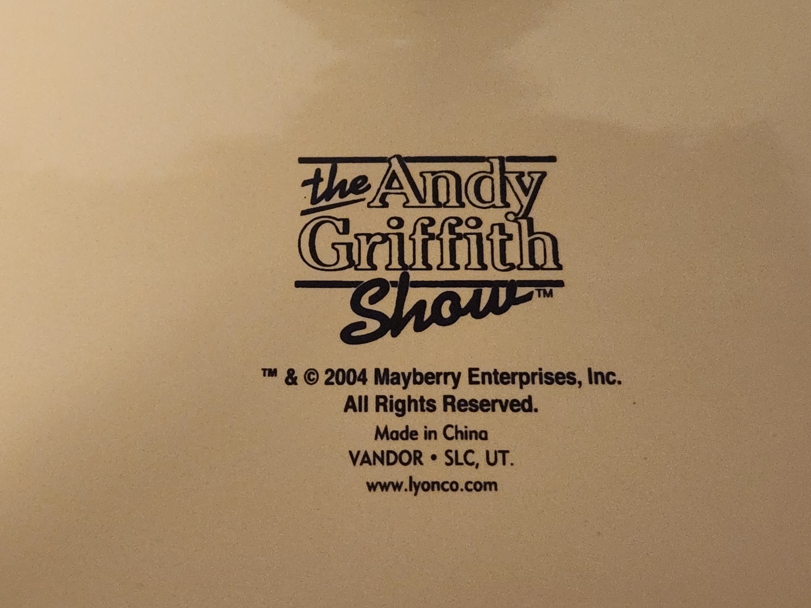 The Andy Griffith Show Cookie Jar 2004 Mayberry Barney Fife Don Knotts
