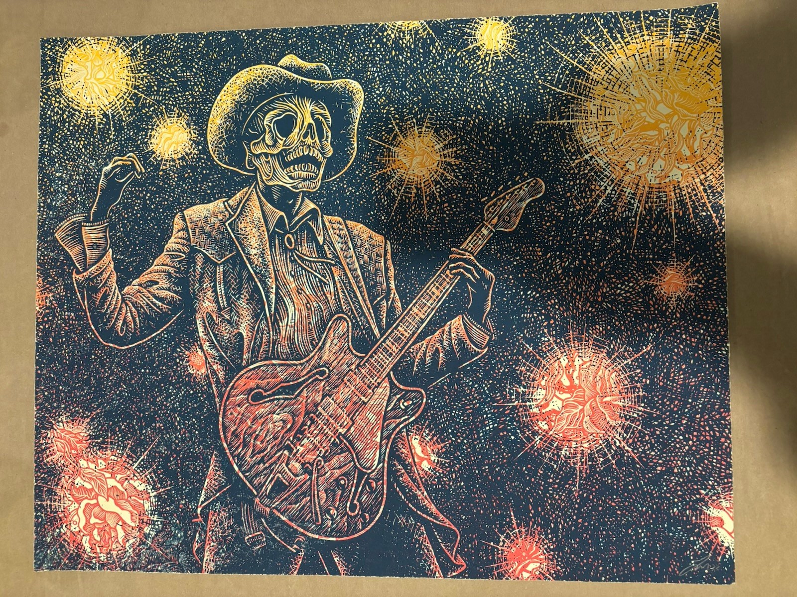GRATEFUL DEAD/ WORLD ENDER / Luke Martin poster