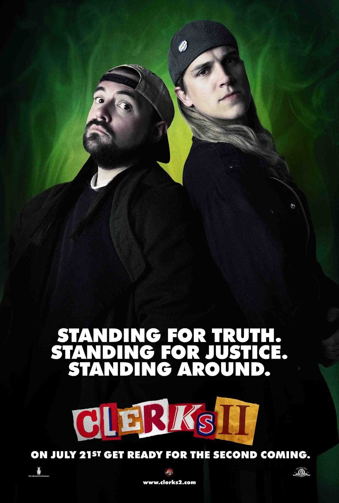 Free Same Day Shipping CLERKS II Jay and Silent Bob Borderless 11×17 Poster