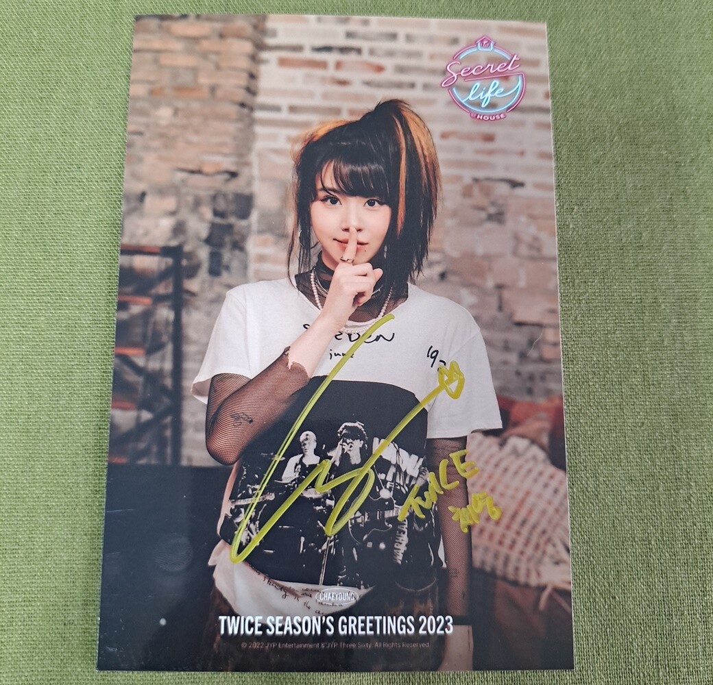 TWICE Secret Life Autographed Signed Photo 4*6 K-POP Collection 2022