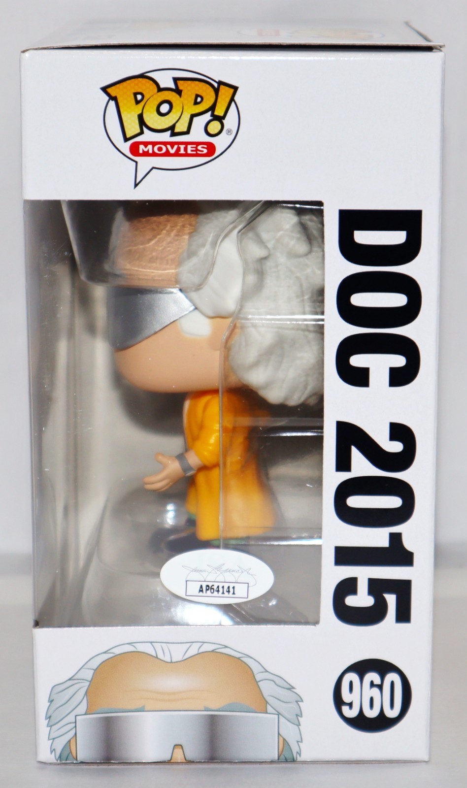 🕒🔥 Christopher Lloyd Signed Doc 2015 Back To Future 2 Funko POP 960 JSA PSA