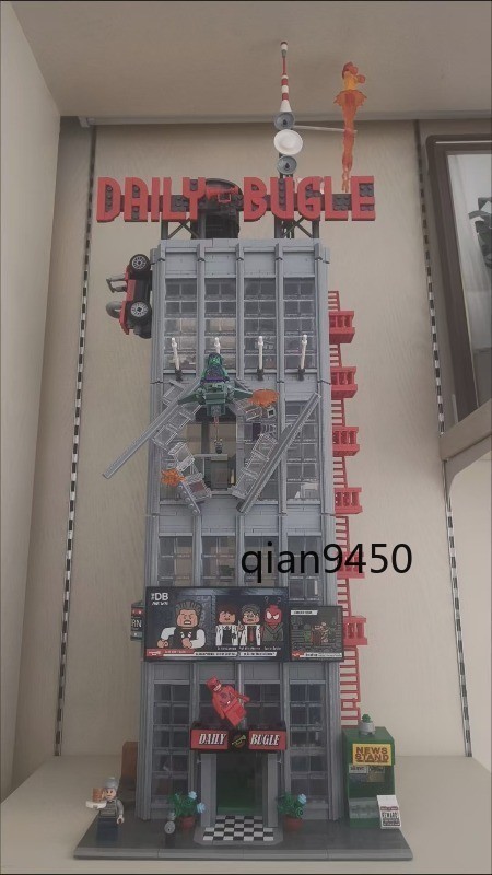 Daily Bugle Superhero Tower Building Block Spider-Man Toy New Huge Model Cool