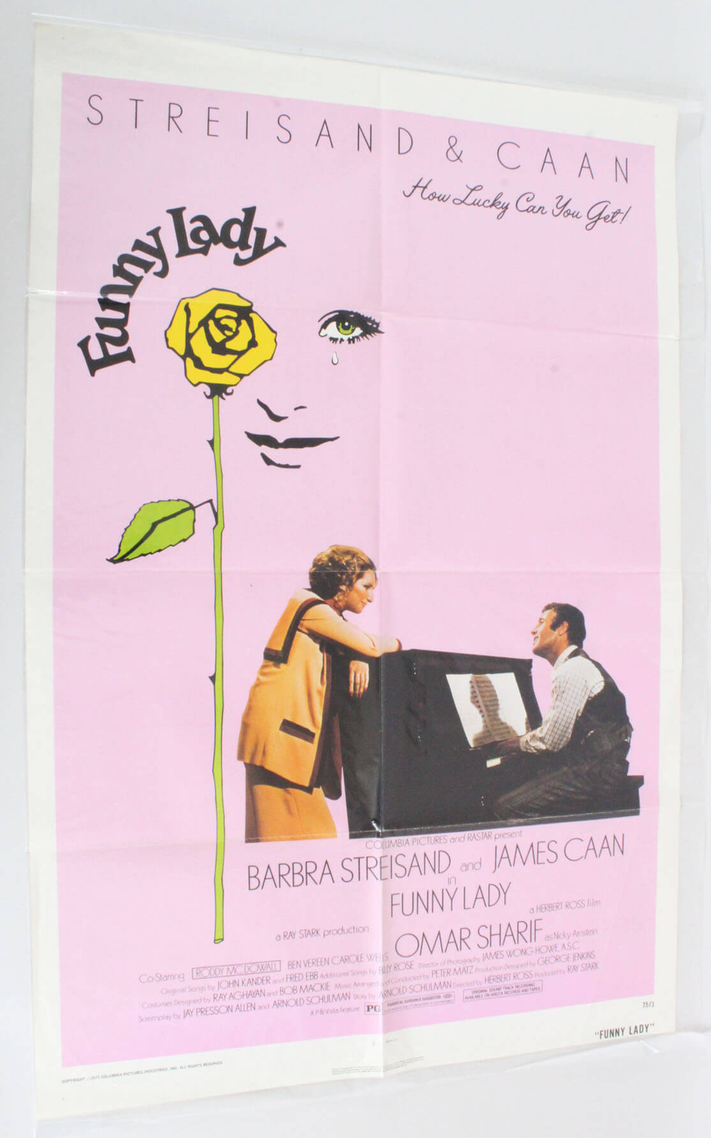 1975 Funny Lady Movie Poster One Sheet 75/3