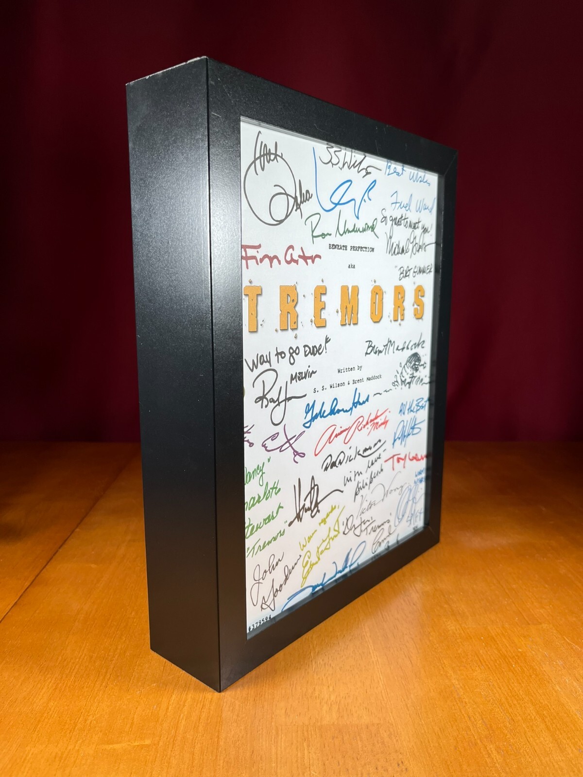Tremors Script- Cast-Signed- Autograph Reprints- Full Script