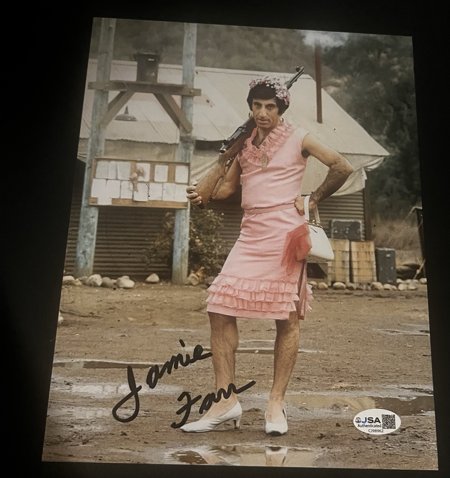 Jamie Farr Rare! autographed signed M.A.S.H. Klinger 8×10 photo Jsa coa
