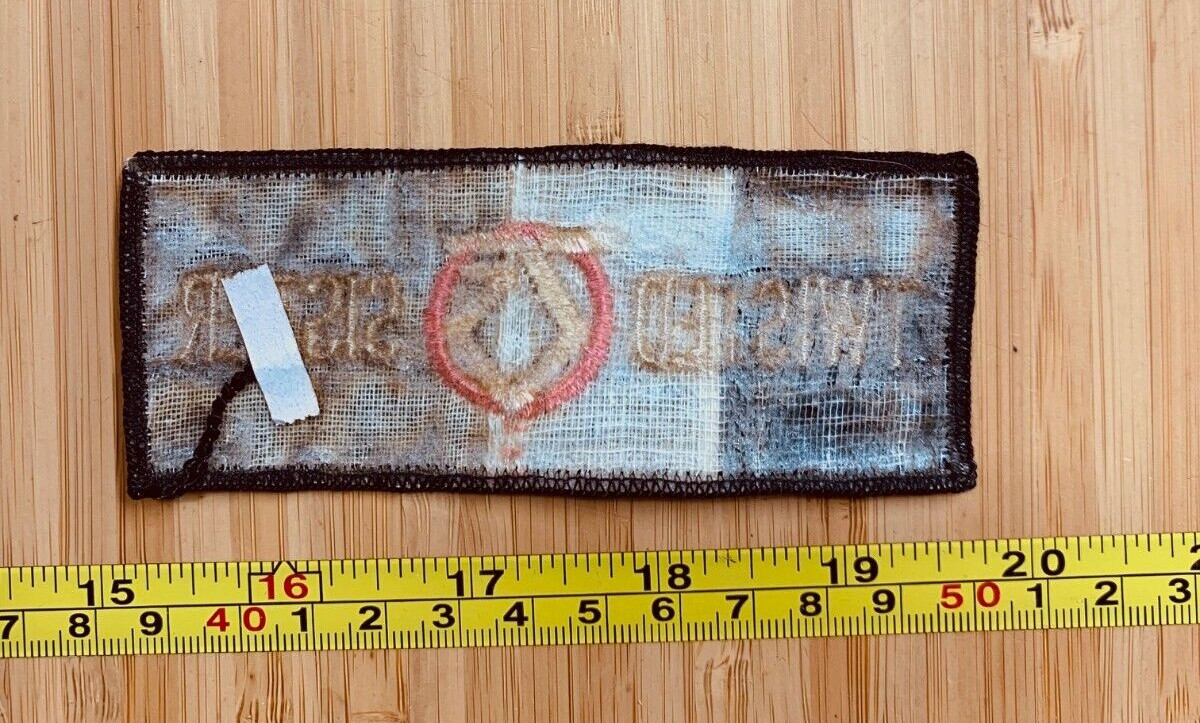 Twisted Sister Patch Music Rock Band NOS Vintage 70’s RARE