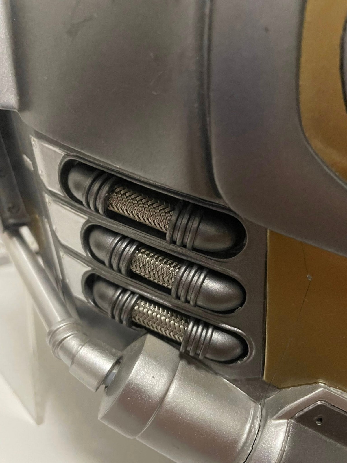 EFX Starlord Helmet Full Size Prop Replic (FRONT HALF ONLY)Cracked/Damaged