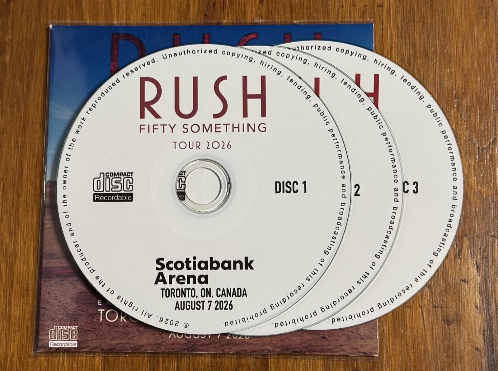 Rush Toronto 08.07.2026 *EX SOUND* (3CD)