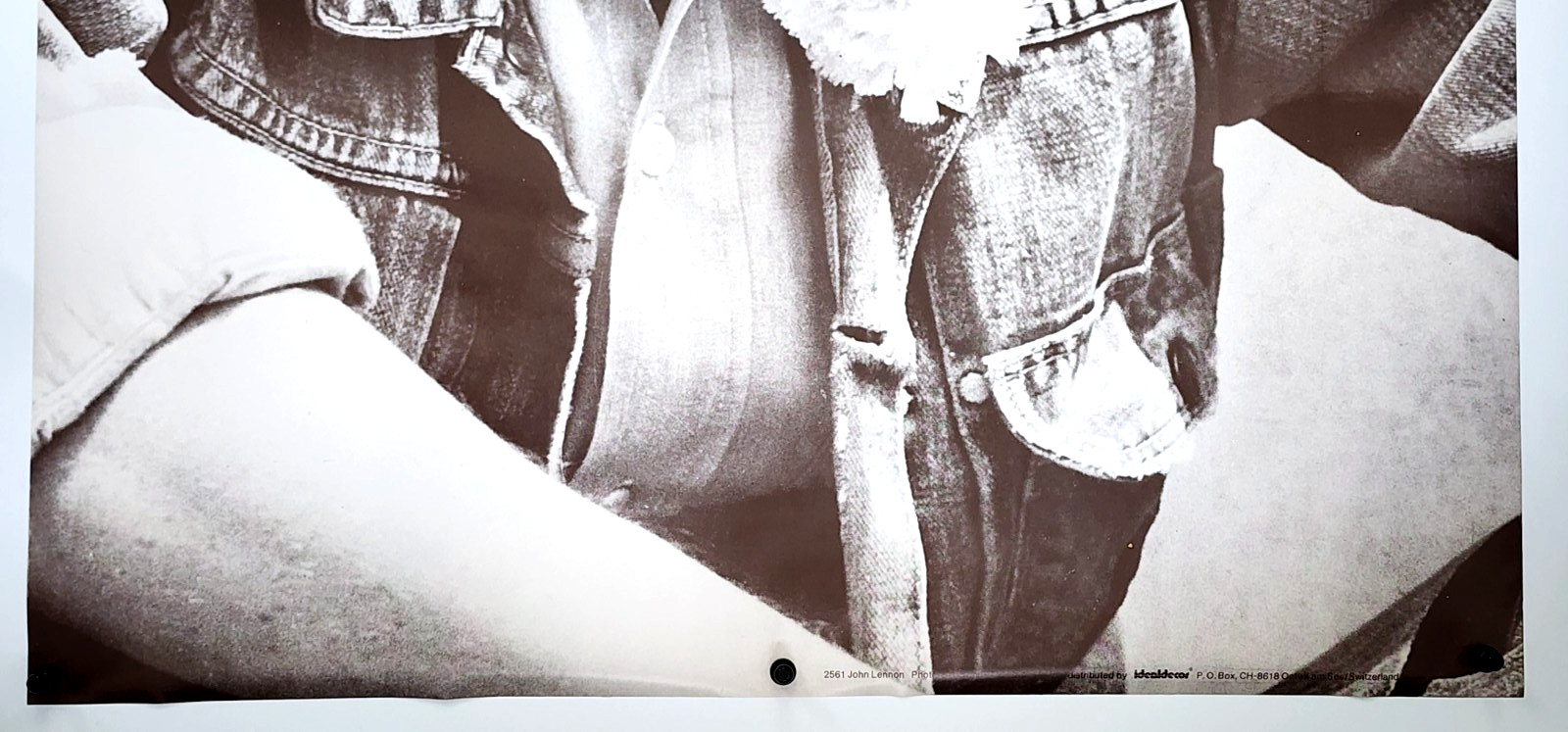 The Beatles John Lennon black and white Poster 26.5×38.5