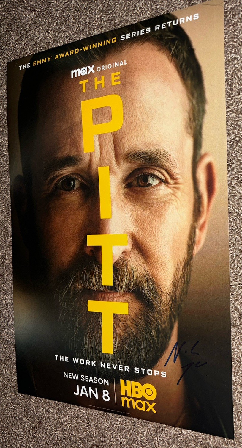 Noah Wyle Signed 12×18 Photo The Pitt