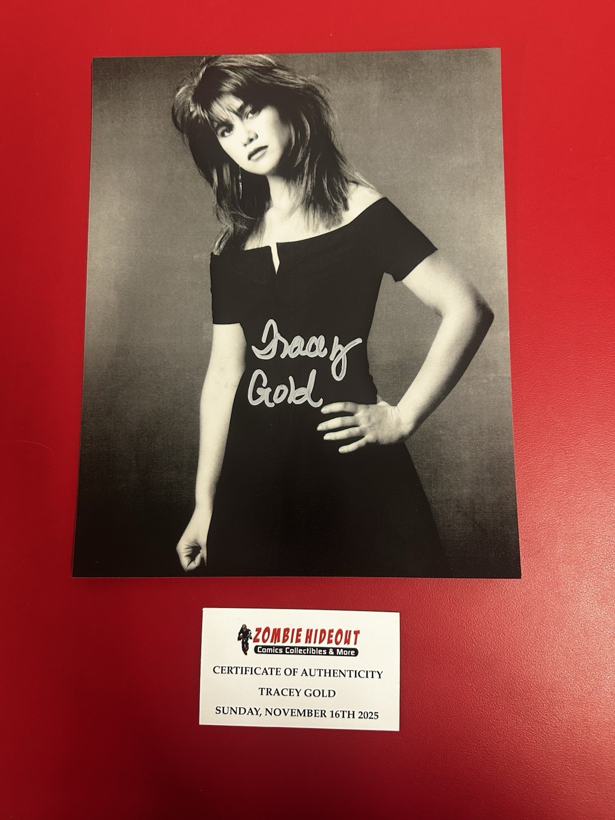 Tracey Gold Growing Pains Carol Seaver Autograph 8×10 Zombie Hideout Store COA