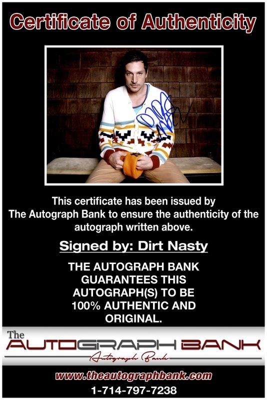 Dirt Nasty authentic signed RAPPER 8×10 photo W/ Certificate Autographed (A7)