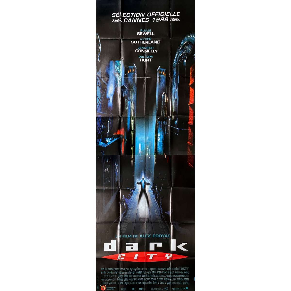 DARK CITY Original Movie Poster – 59×138 in. – 1998 – Alex Proyas, Jennifer Con