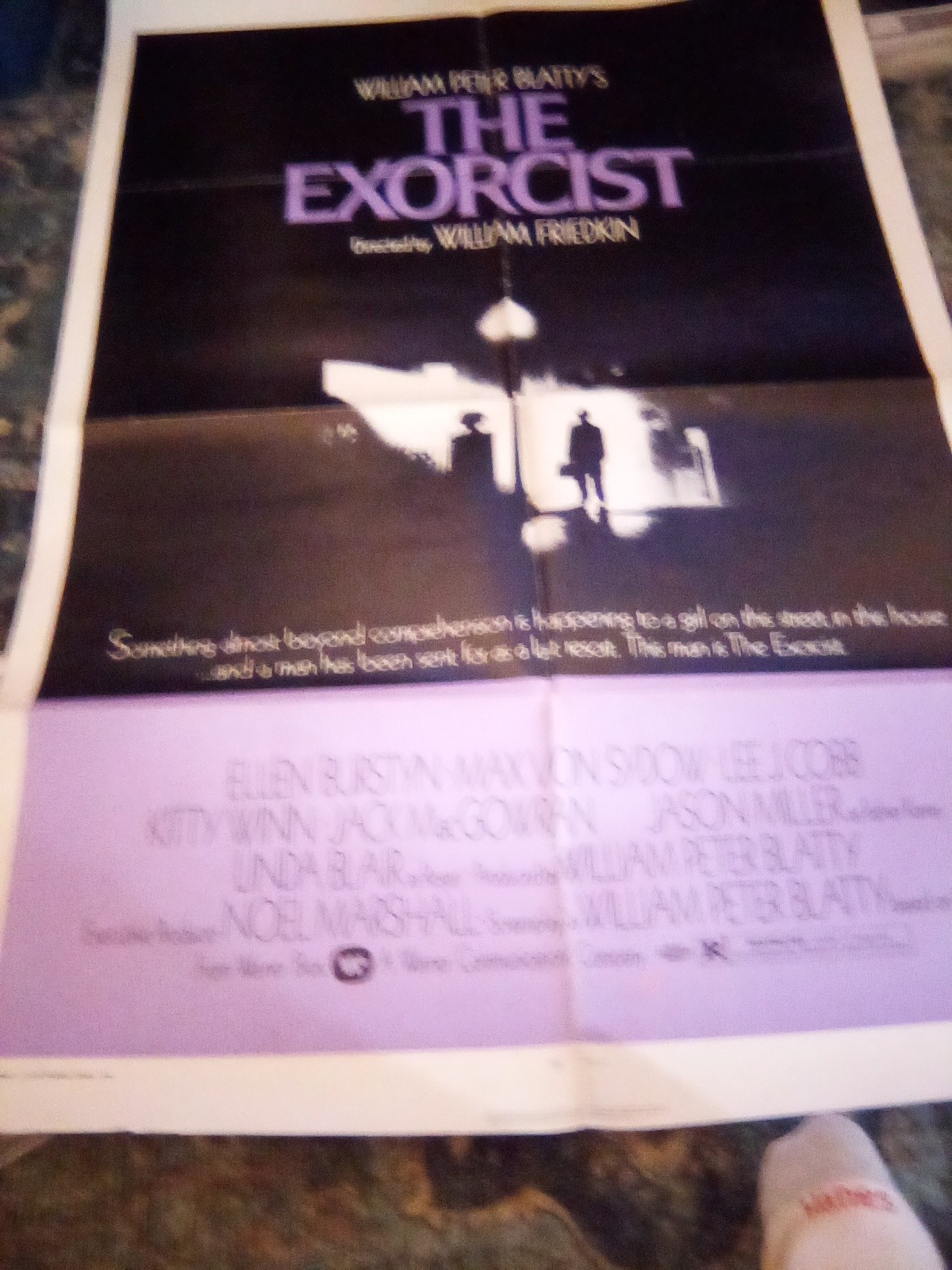 The Exorcist -1973 Original One Sheet Poster. Horror, Ellen Burstyn, Linda Blair