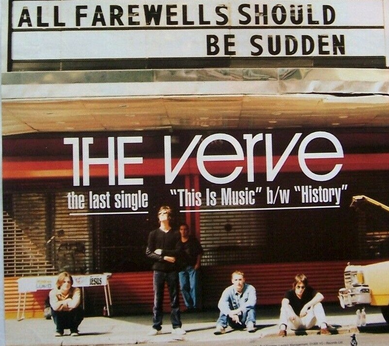 THE VERVE 1995 PROMO ADVERT THIS IS MUSIC A Northern Soul RICHARD ASHCROFT