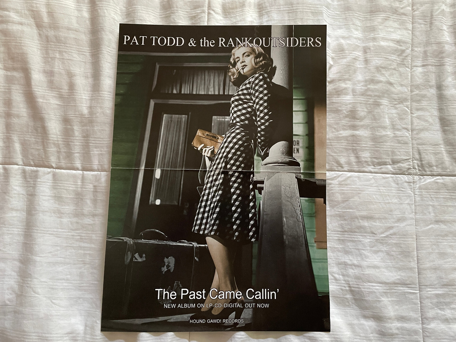 Promo Poster Pat Todd & The Rankoutsiders The Past Came Callin’ Alt Country Punk
