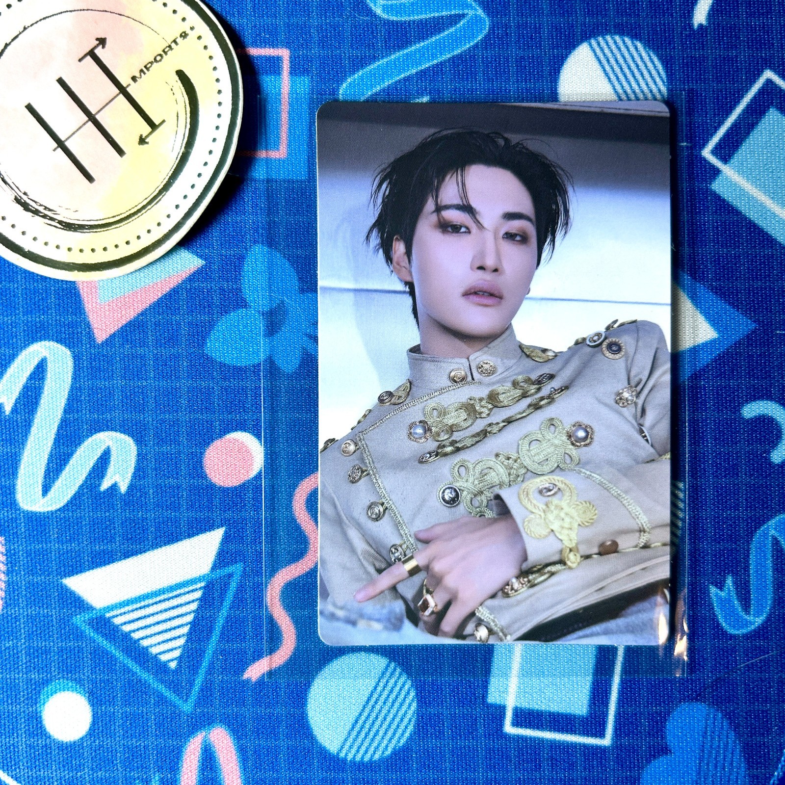 Ateez Golden Hour Part 4 Seonghwa Official Photocard POCA Z Ver. QR Card