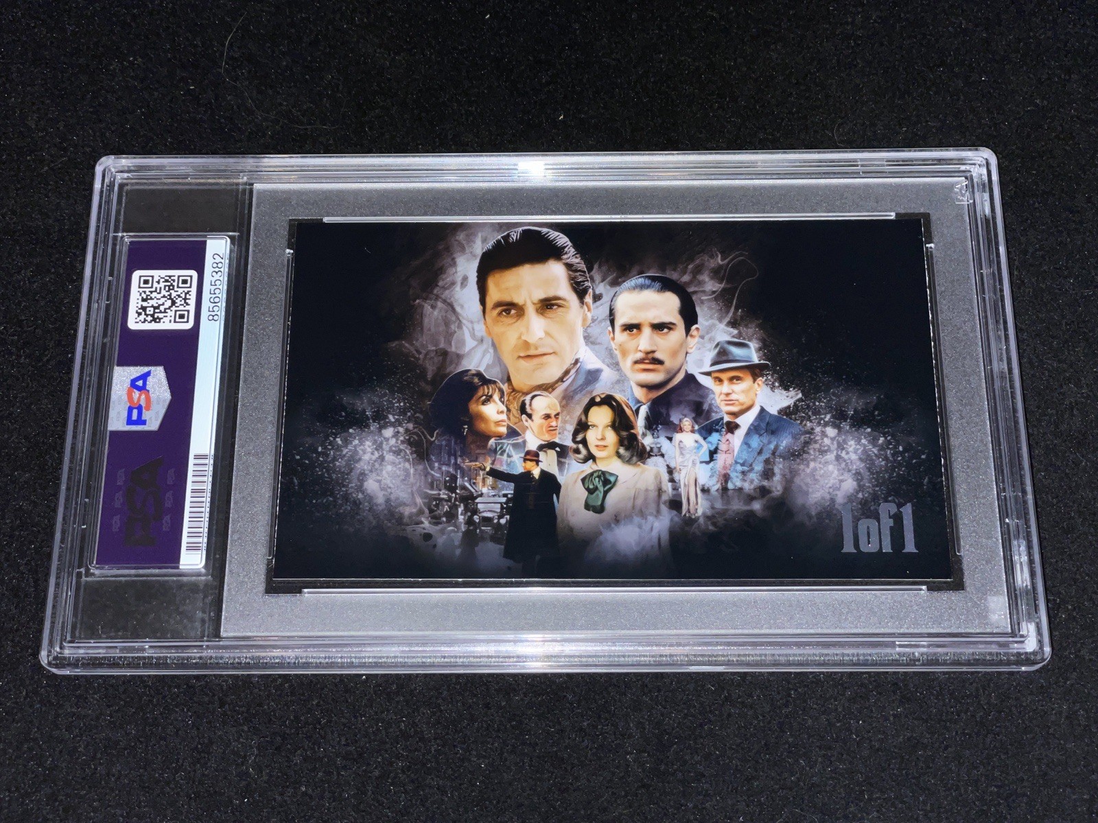 Robert De Niro Signed 3×5 Custom Cut Card PSA Slabbed Godfather Actor