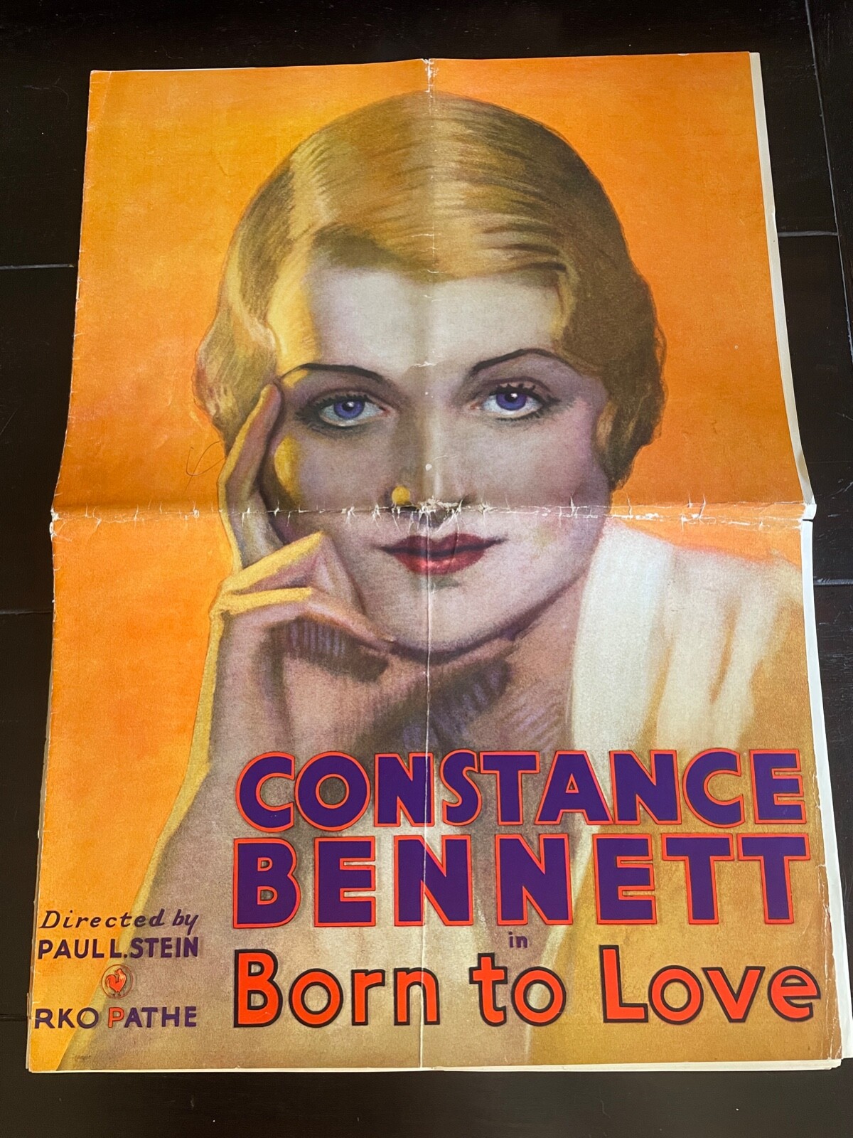 Vintage 1931 Uncut Pressbook Born To Love CONSTANCE BENNETT Very Rare Oversized