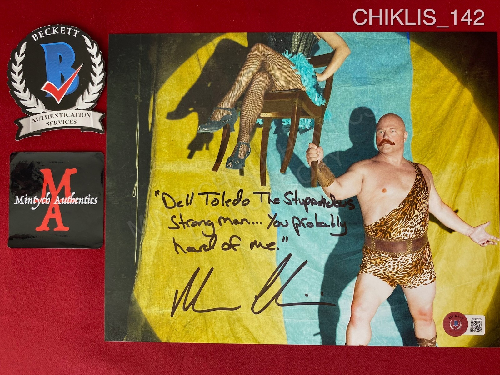 Michael Chiklis autographed signed 8×10 photo American Horror Story Beckett COA