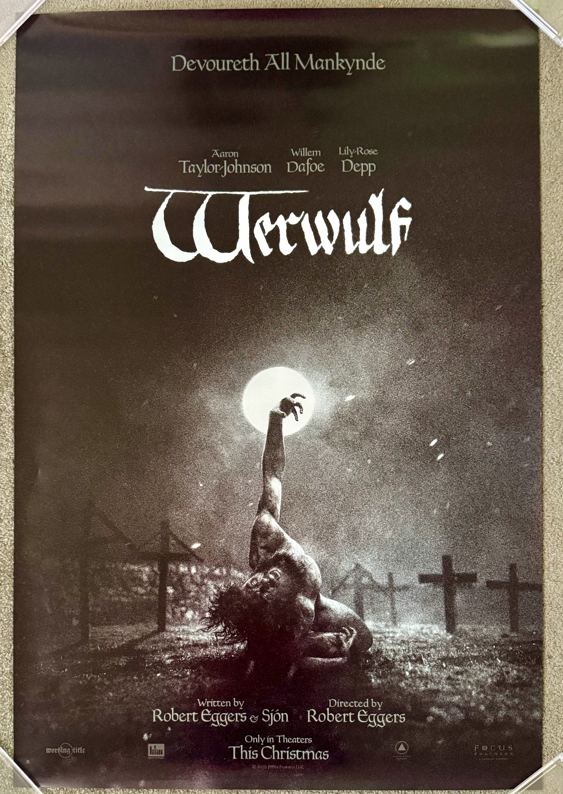 Werwulf 27″ X 40″ One Sheet Advance DS Lightbox Movie Poster