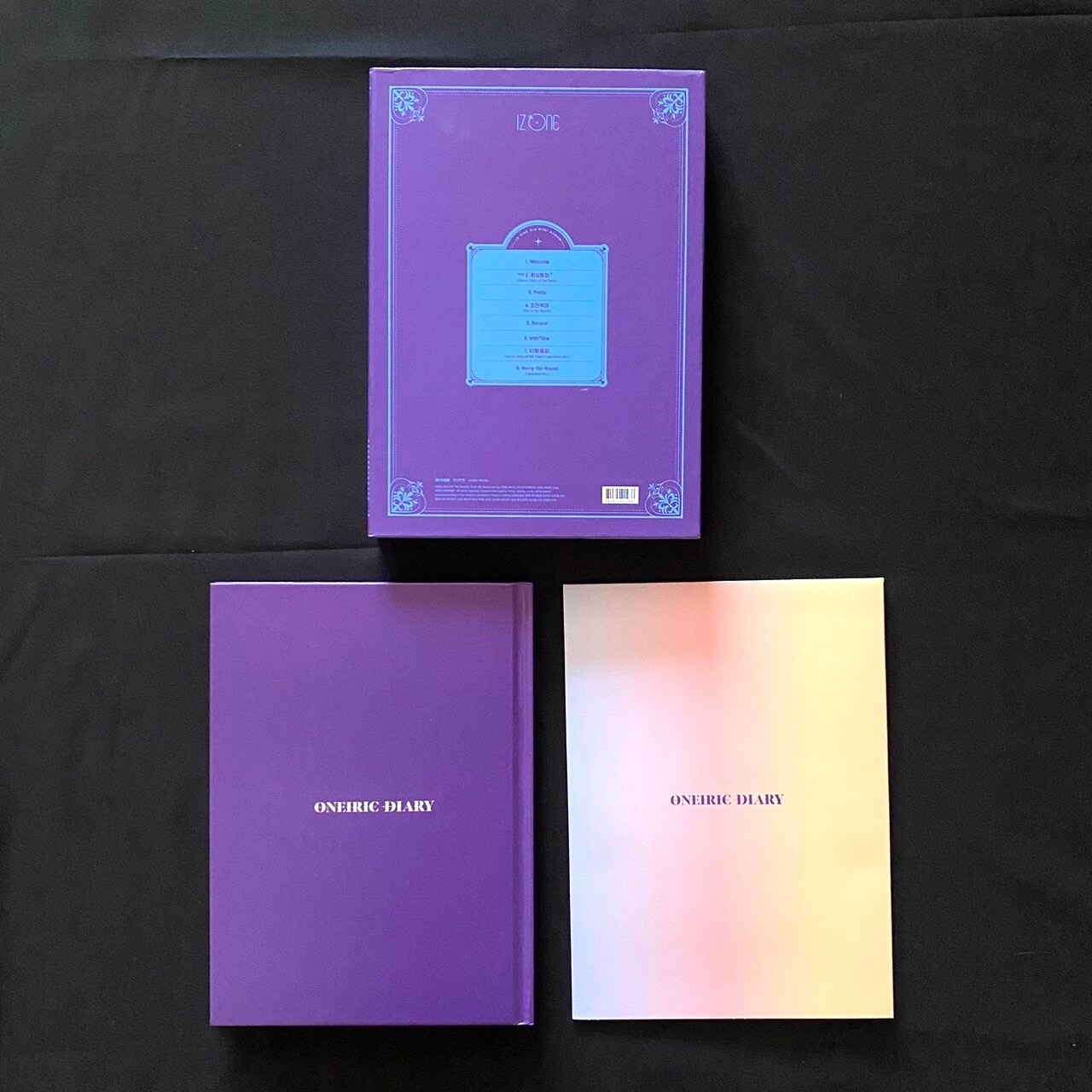 iz*one oneiric diary 3 ver. with Photo cards Yujin complete set IZONE IVE