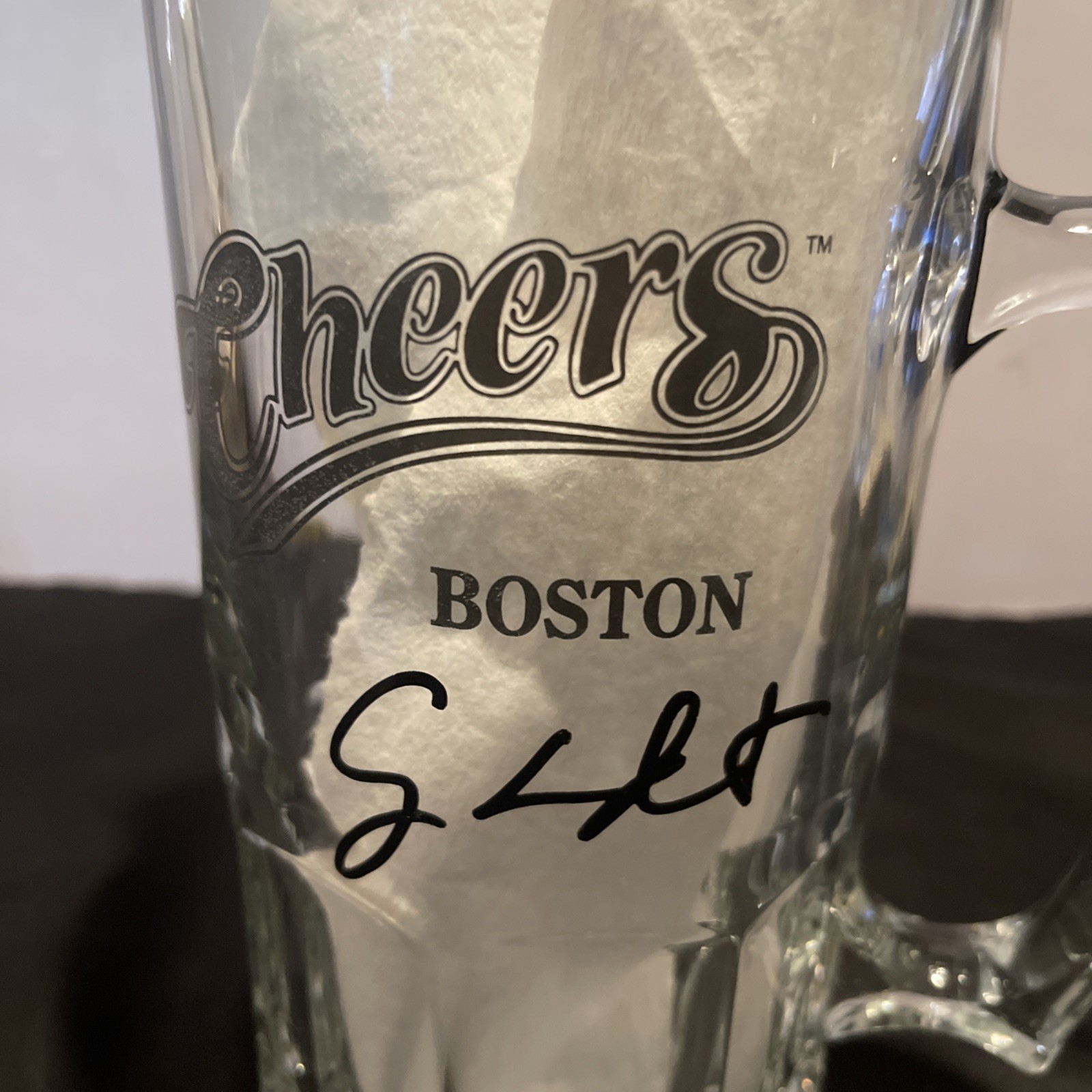 🤩 GEORGE WENDT “NORM” signed CHEERS MUG W/COA As Pictured Very Cool 😍