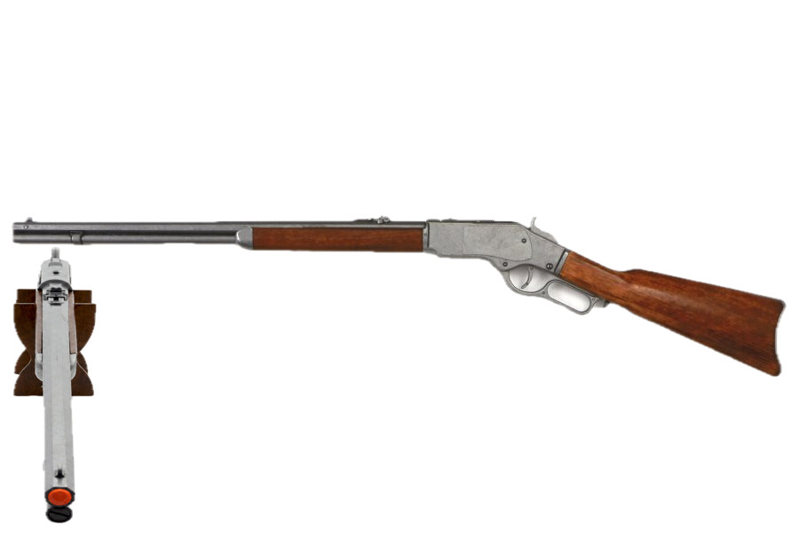 Denix Old West M1873 Non-Firing Repeating Replica Rifle Antique Grey