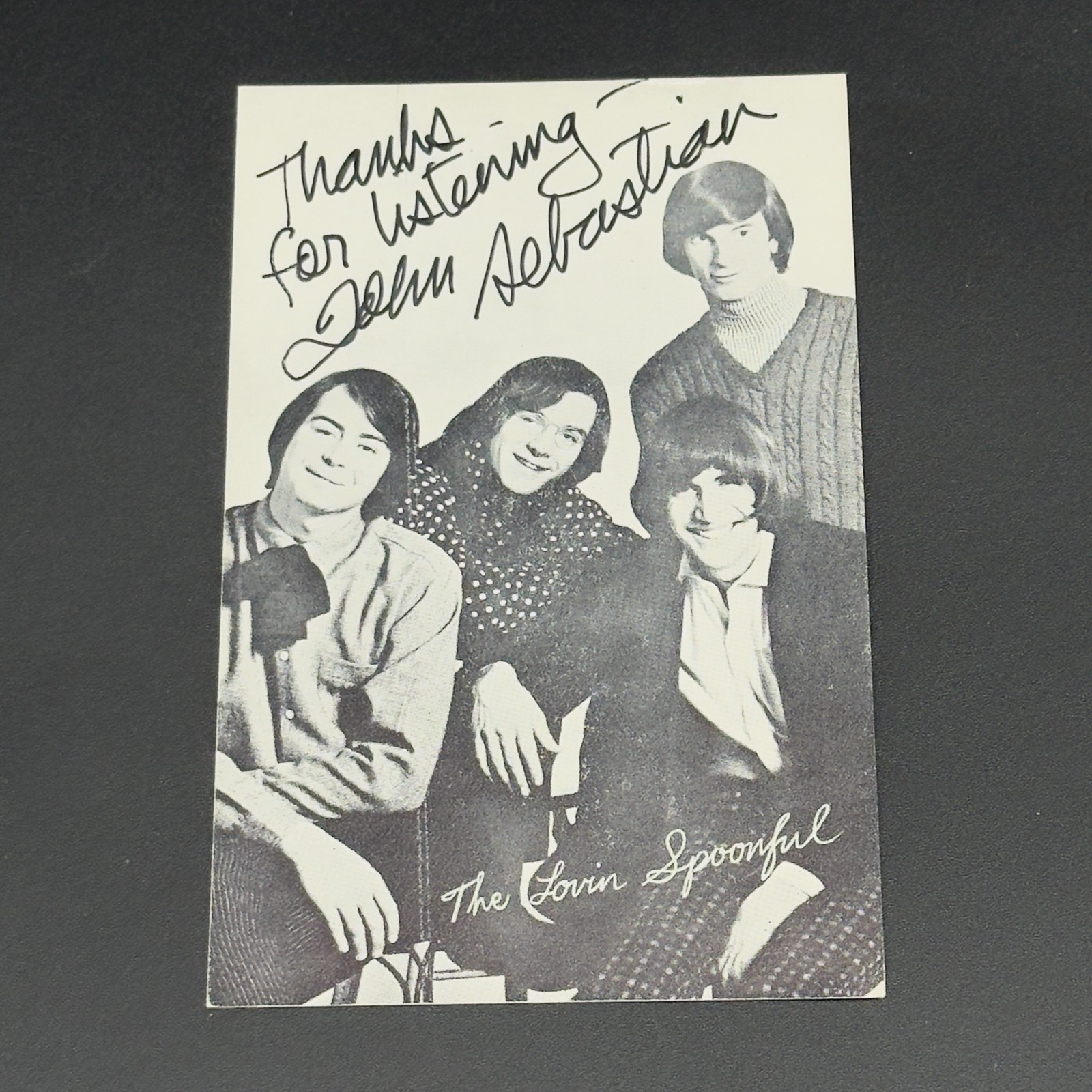 ​JOHN SEBASTIAN 3.5″ x 5.5″ Photo Autograph Lovin Spoonful HOF Hand Signed Auto