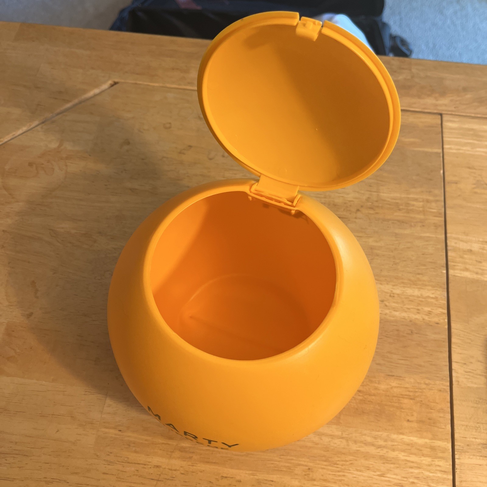 Marty Supreme Popcorn Bucket Orange Table Tennis Ball Dream Promotional Item