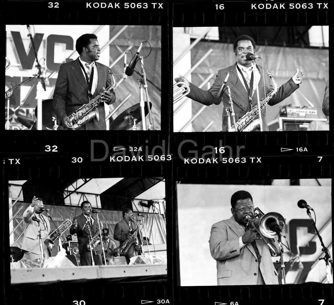 ’92 Fred Wesley & The JBs Newport Jazz Fest Original 35mm 4 Negative Lot C308